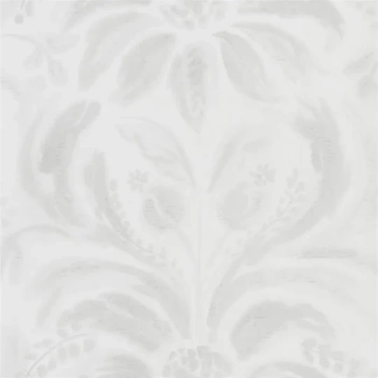 Designers Guild PDG1036/09 Tulipa Stellata Angelique Damask Chalk - geometryczna tapeta z motywem adamaszku