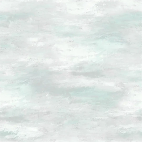 Designers Guild PDG677/04 Marquisette CIELO - JADE - mural z motywem chmur