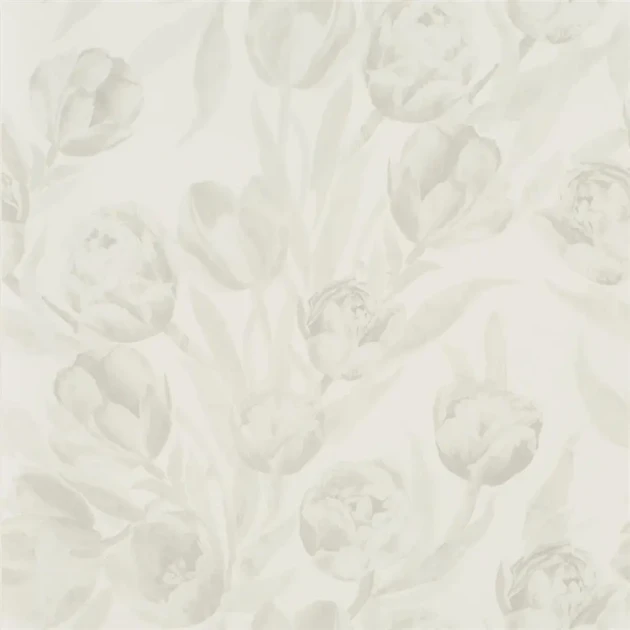 Designers Guild PDG685/06 Marquisette Fontainebleau Slate - tapeta z motywem kwiatów