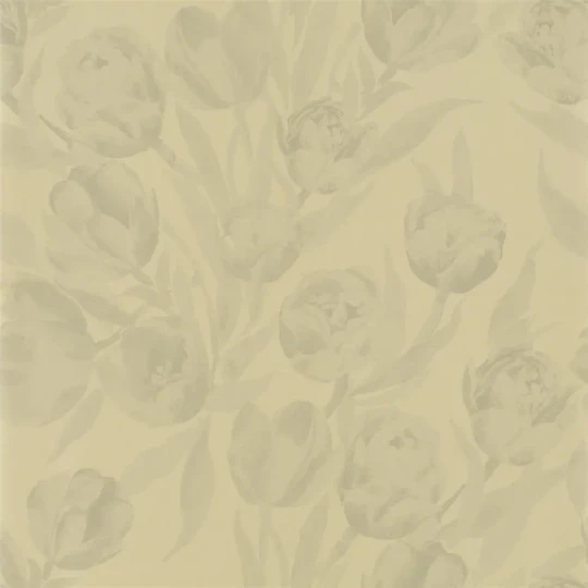Designers Guild PDG685/07 Marquisette Fontainebleau Gold - tapeta z motywem kwiatów