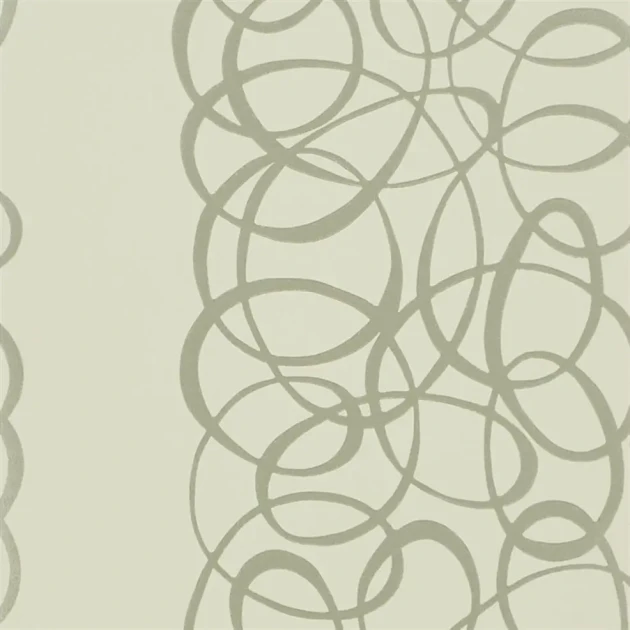 Designers Guild PDG689/01 Marquisette Marquisette Pale Celadon - tapeta z motywem geometrycznych linii