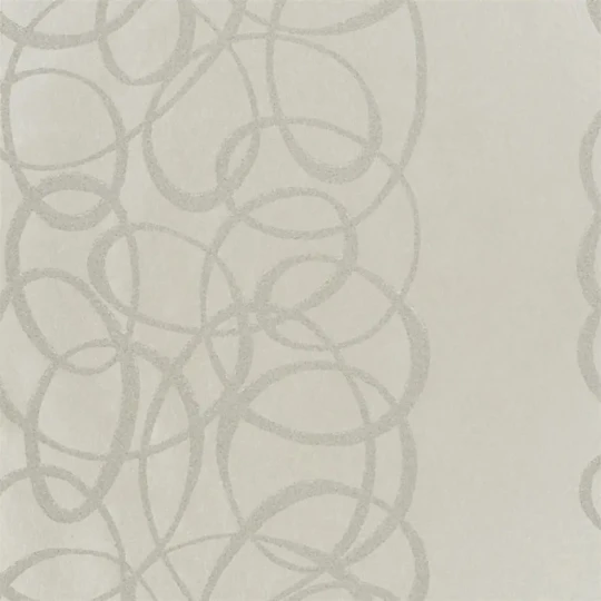 Designers Guild PDG692/02 Marquisette Montauroux Platinum - tapeta z motywem geometrycznych linii