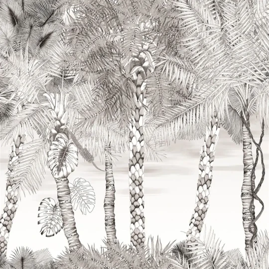 Designers Guild PCL022/02 Scenes and Murals CROISETTE - NACRE - mural z motywem tropikalnego krajobrazu