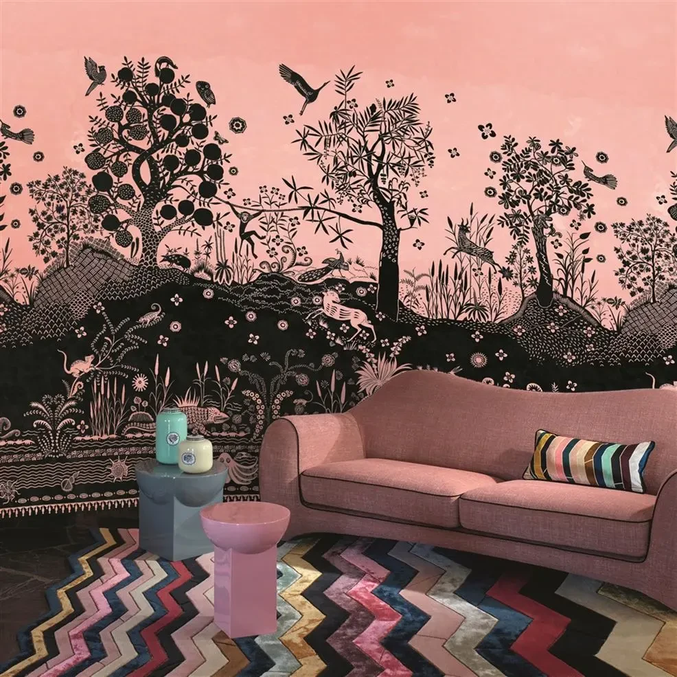 Designers Guild PCL7030/01 Scenes and Murals BOIS PARADIS BOURGEON - mural z motywem tropikalnego krajobrazu