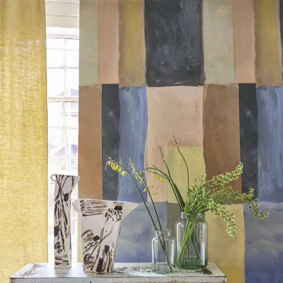 Designers Guild PDG1108/01 Scenes and Murals Otto Mosaic Dusk - mural z motywem geometrycznych figur