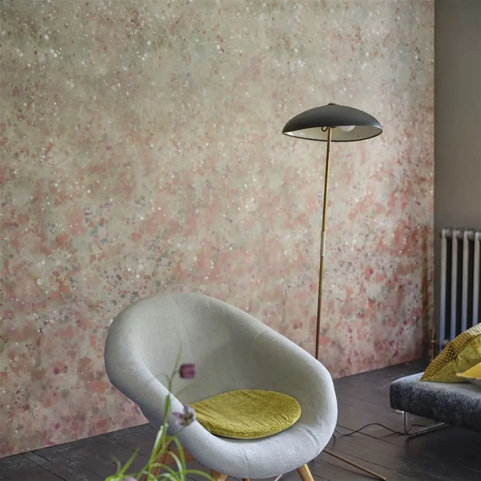 Designers Guild PDG1118/01 Scenes and Murals SHINO COPPER - mural z motywem postarzałej ściany