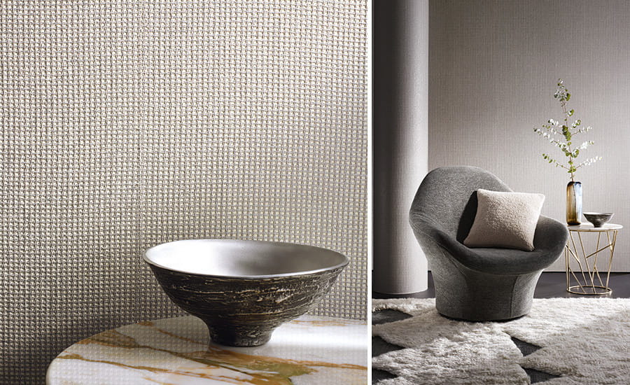 Zinc ZW132/03 Scope Tantalum Silver Grey - tapeta imitująca naturalny materiał