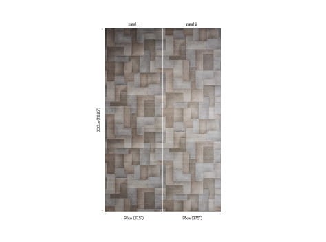 Zinc ZW136/03 Cazenove Colby Grafit - mural asymetryczny