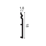 Listwa podłogowa Orac SX206
