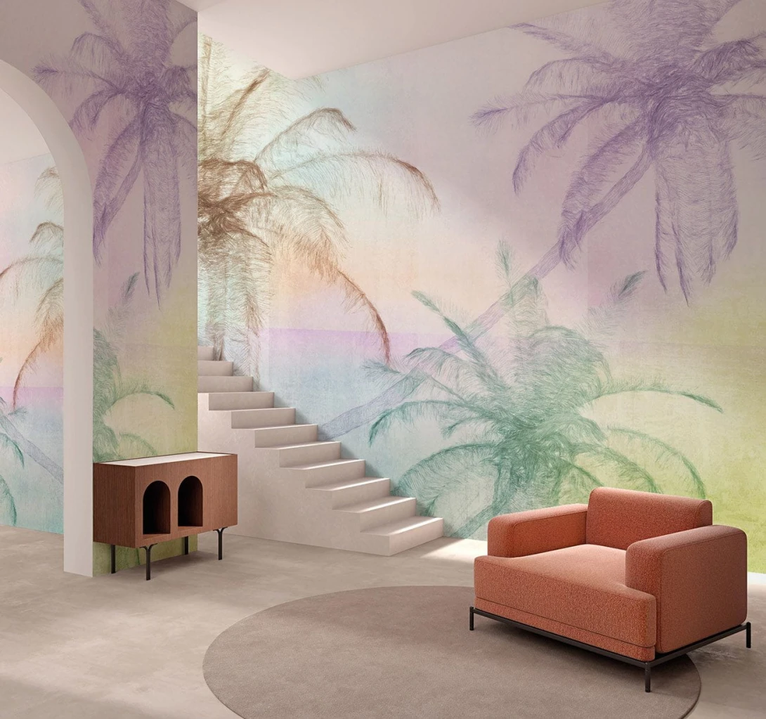 Wallpepper GB-03-A 2023 Nassau - mural z motywem palm