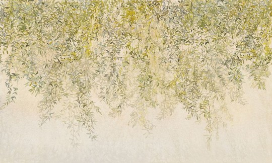 Wallpepper MD-10-A 2023 Mediterranean gold - mural z motywem liści