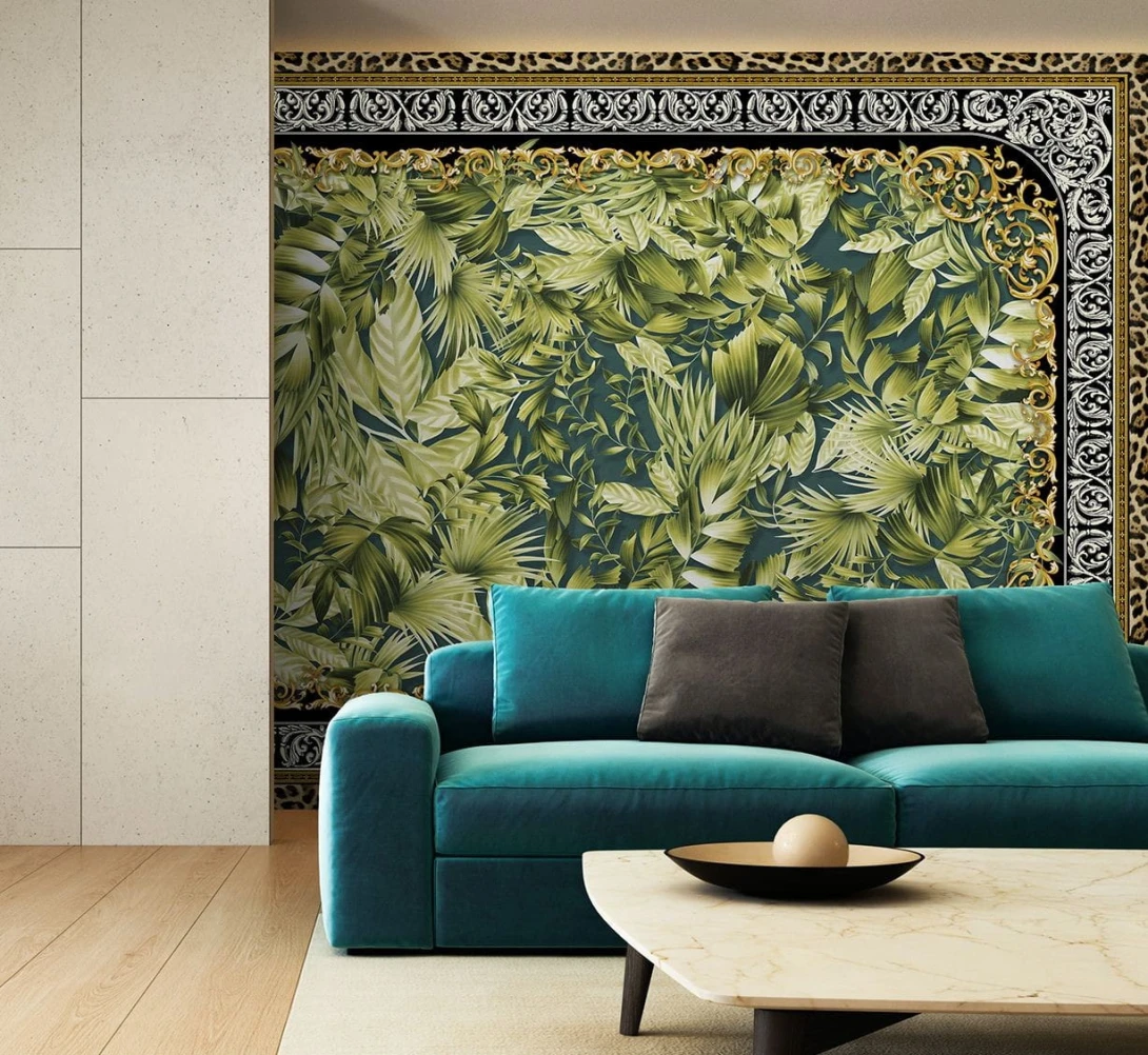 Wallpepper ASP-02-C 2023 Baroque Jungle - mural z motywem liści
