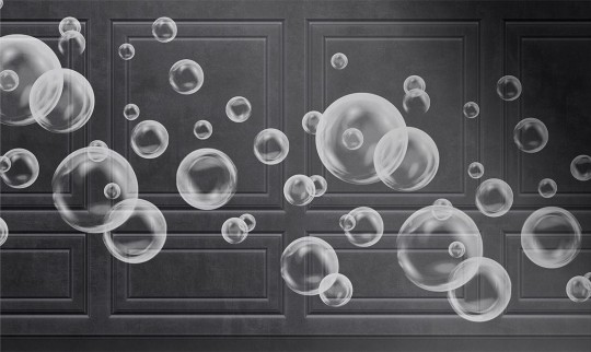 Wallpepper ZP-07-B 2023 Levitas - mural z motywem baniek mydlanych