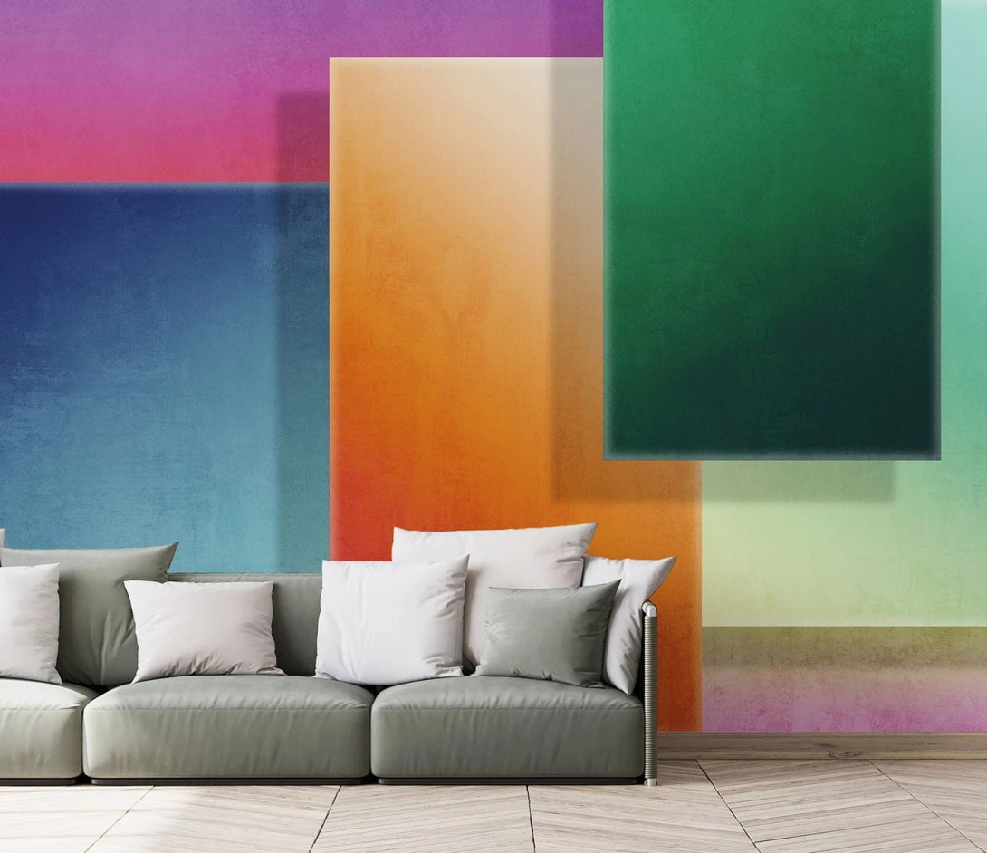 Wallpepper WP-91-A 2023 Geometric rainbow - mural z motywem kolorowych prostokątów