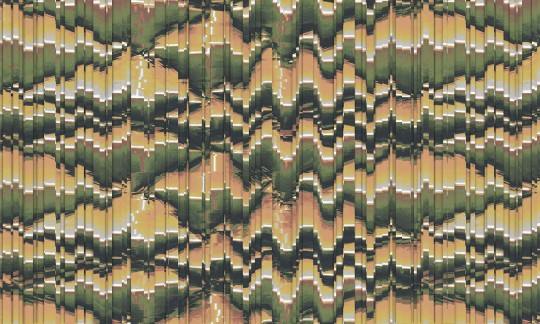 Wallpepper WP-95-A 2023 Textile Glitch - mural z motywem fal
