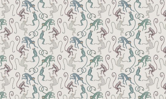 Wallpepper DB-06-A 2023 La danse des singes - mural z motywem małp