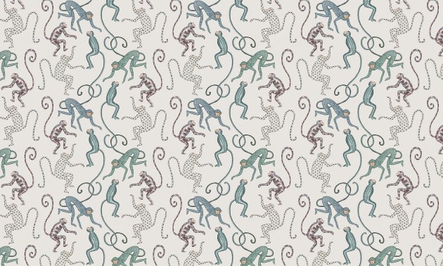 Wallpepper DB-06-A 2023 La danse des singes - mural z motywem małp