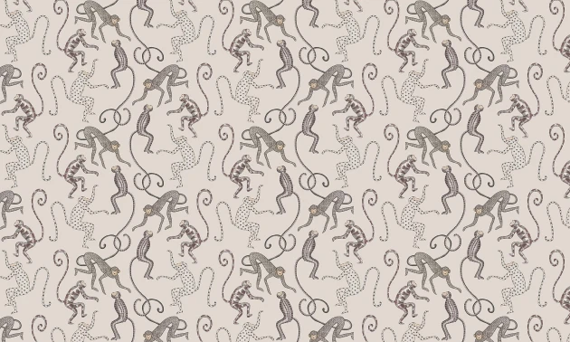 Wallpepper DB-06-B 2023 La danse des singes - mural z motywem małp