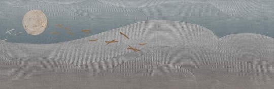 Tecnografica 82966-3 Metal Hinode Night - mural w abstrakcyjny krajobraz górski