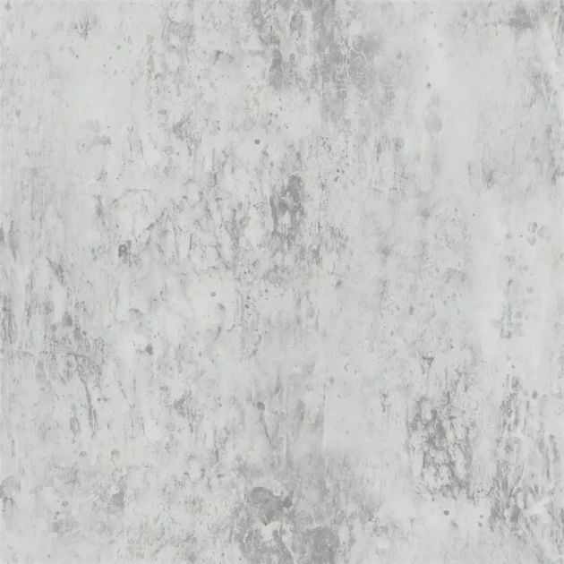 Designers Guild PDG716/06 Jardin Des Plantes Plain  & Textured II Michaux Zinc - tapeta z motywem postarzanej ściany z betonu