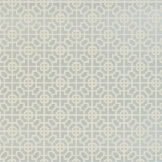 Designers Guild P535/07 Nabucco Sussex Duck Egg - tapeta z motywem geometrycznych kafelek