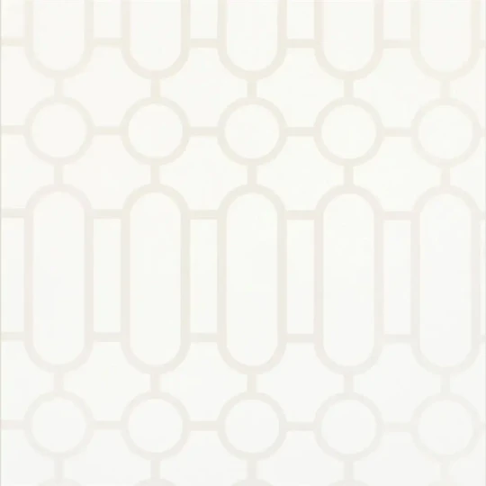 Designers Guild P537/02 Nabucco PORDEN - PEARL - tapeta z motywem kratki