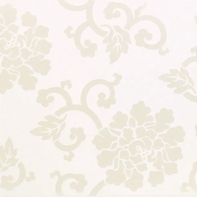 Designers Guild P468/02 Naturally III DUSHAK - Pearl - tapeta z motywem adamaszku