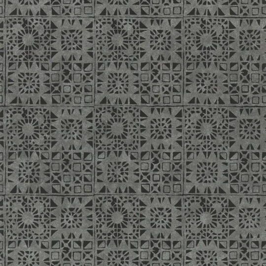 Designers Guild P605/06 Contarini SEREGO - NOIR - tapeta z motywem geometrycznych kafelek
