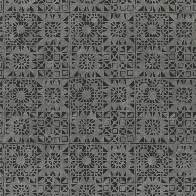Designers Guild P605/06 Contarini SEREGO - NOIR - tapeta z motywem geometrycznych kafelek
