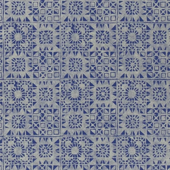 Designers Guild P605/09 Contarini SEREGO - Cobalt - tapeta z motywem geometrycznych kafelek