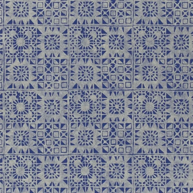 Designers Guild P605/09 Contarini SEREGO - Cobalt - tapeta z motywem geometrycznych kafelek