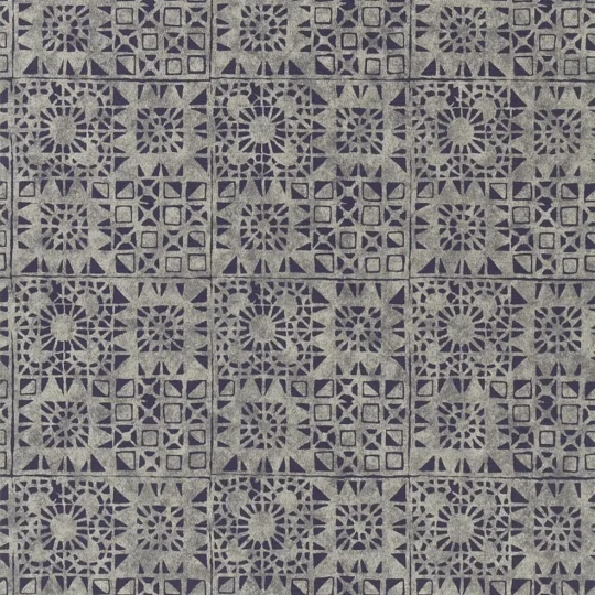 Designers Guild P605/10 Contarini SEREGO - PLUM - tapeta z motywem geometrycznych kafelek