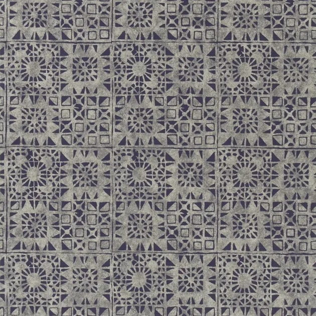 Designers Guild P605/10 Contarini SEREGO - PLUM - tapeta z motywem geometrycznych kafelek