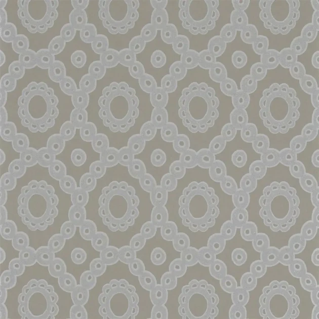 Designers Guild P606/04 Contarini MELUSINE - TRAVERTINE - tapeta z motywem łańcuchów