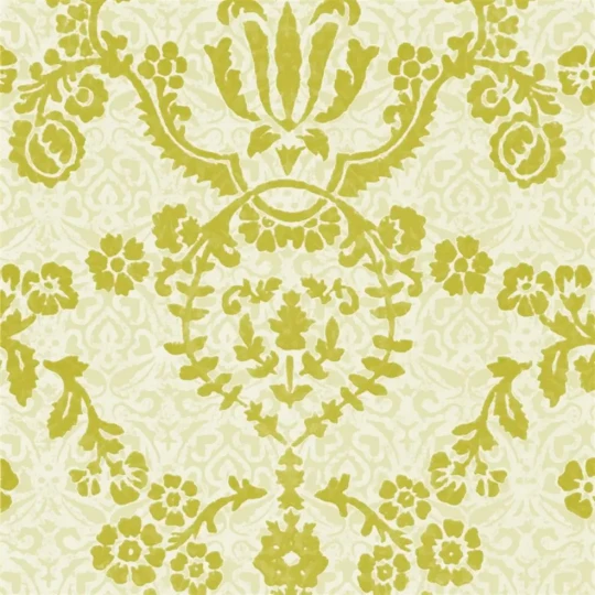 Designers Guild P607/02 Contarini PORTIA - PISTACHIO - tapeta z motywem adamaszku
