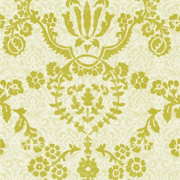 Designers Guild P607/02 Contarini PORTIA - PISTACHIO - tapeta z motywem adamaszku