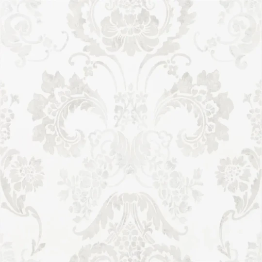 Designers Guild P619/01 Patterned Kashgar Ivory - tapeta z motywem adamaszku