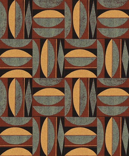 Khroma ILA303 Aquila Occidens Russet - tapeta geometryczna