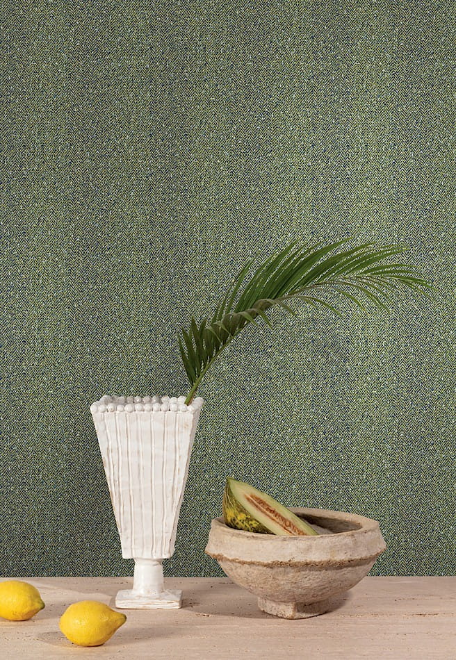 Khroma ILA601 Aquila Hugo Lime - tapeta w jodełkę