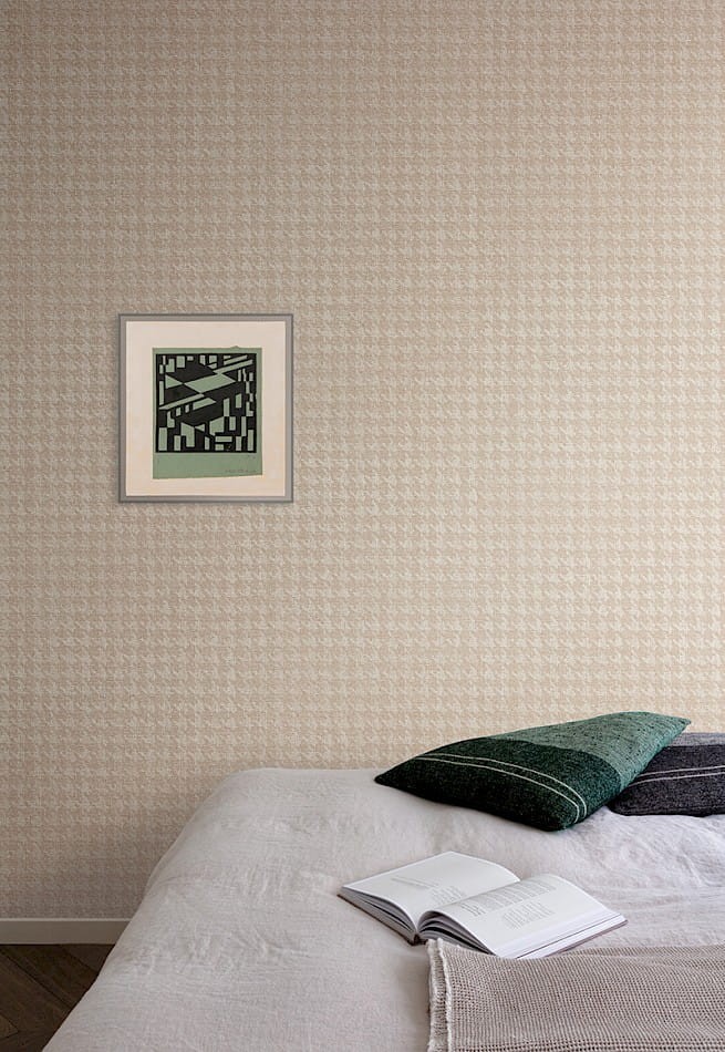 Khroma ILA501 Aquila Gigi Taupe - tapeta w pepitkę