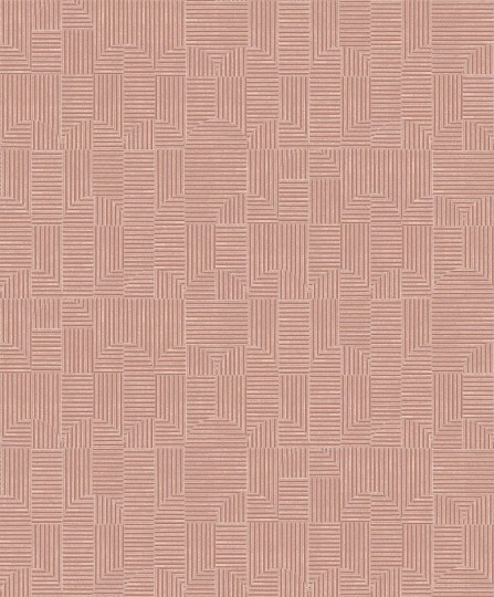 Khroma ILA403 Aquila Manzoni Coral - tapeta labirynt