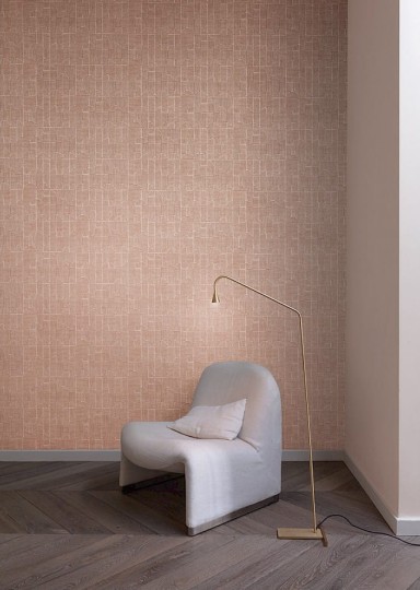 Khroma ILA403 Aquila Manzoni Coral - tapeta labirynt