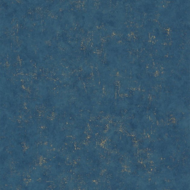 Caselio 101496360 Beton 2 Beton Uni Bleu Jean Dore - granatowa tapeta imitująca beton