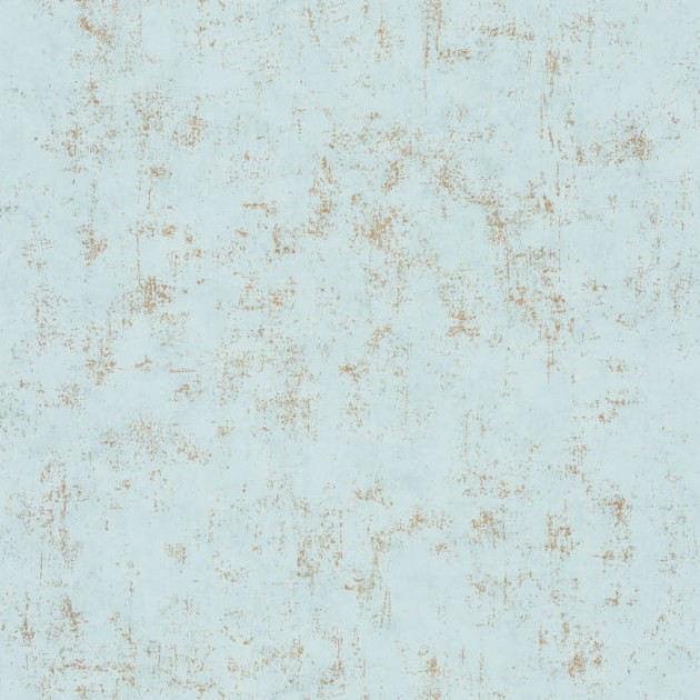 Caselio 101496250 Beton 2 Beton Uni Bleu Tapaze Dore - błękitna tapeta imitująca beton
