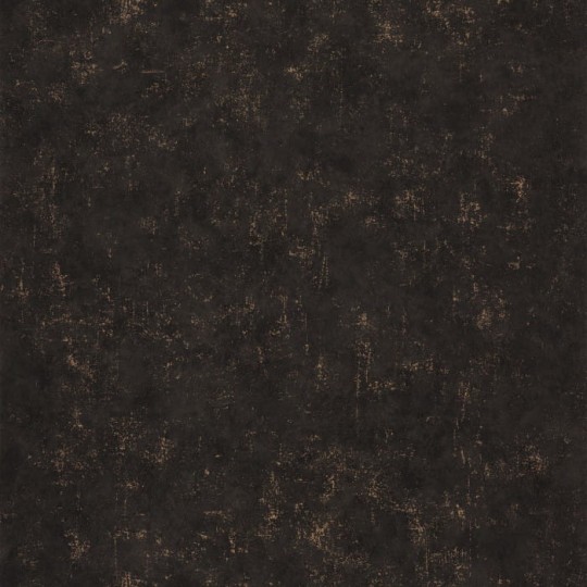 Caselio 101499390 Beton 2 Beton Uni Noir Cuivre - czarna tapeta imitująca beton