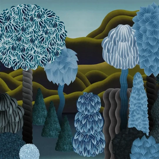 Designers Guild PCL7034/01 Scenes & Murals II SONGE D ETE MARAIS - mural z motywem drzew i gór