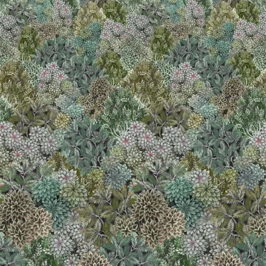 Designers Guild PDG1135/01 Scenes & Murals II MADHYA Moss - mural z motywem drzew