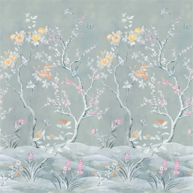 Designers Guild PDG1137/01 Scenes & Murals II MANOHARI Blossom - mural z motywem drzew