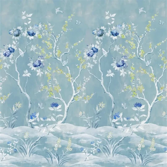 Designers Guild PDG1137/02 Scenes & Murals II MANOHARI DELFT - mural z motywem drzew