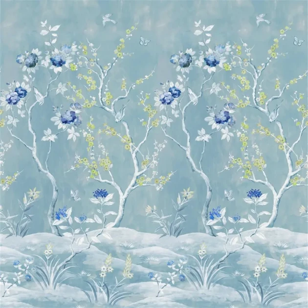 Designers Guild PDG1137/02 Scenes & Murals II MANOHARI DELFT - mural z motywem drzew